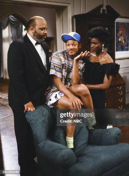 Pilot Gallery -- Pictured: James Avery as Philip Banks, Will Smith as William 'Will' Smith, Janet Hubert as Vivian Banks -- Photo by: Chris...