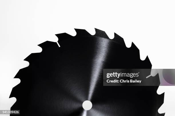close up of saw blade - saw blade stock pictures, royalty-free photos & images