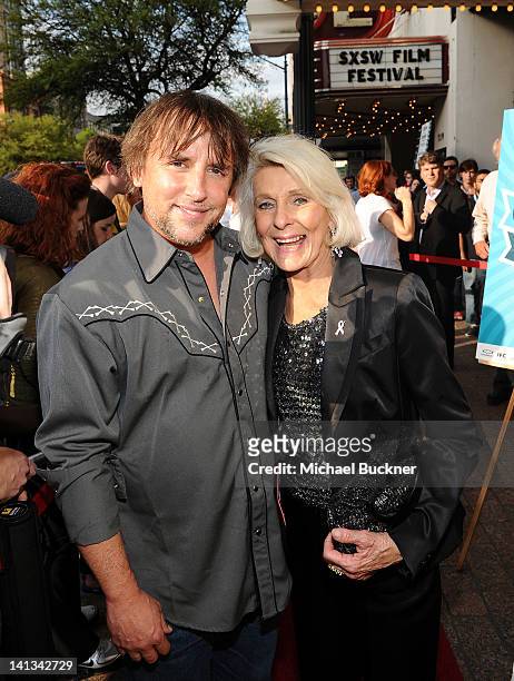 Director Richard Linklater and Kay McConaughey arrives at the World Premiere of "Bernie" during the 2012 SXSW Music, Film + Interactive Festival at...