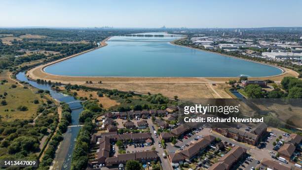 london reservoir - enfield london stock pictures, royalty-free photos & images