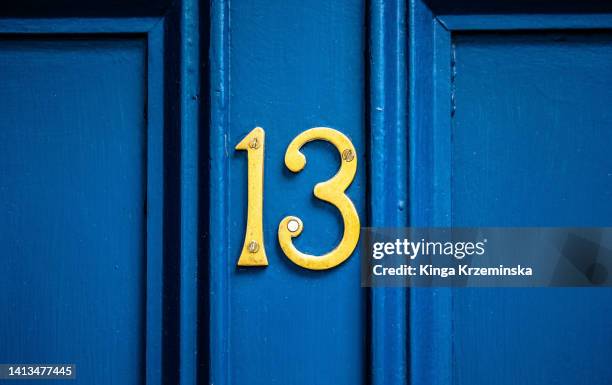 number 13 - lucky stock pictures, royalty-free photos & images