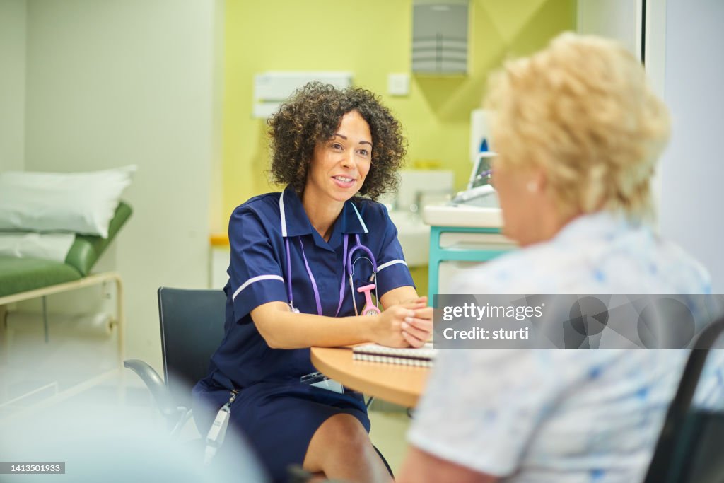 Nurse at walk-in centre