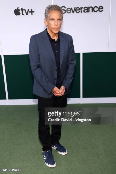 Ben Stiller attends the celebration for Apple TV+'s "Severance" at Nobu Malibu on August 07, 2022 in Malibu, California.
