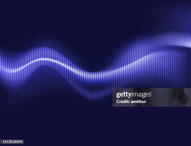 vibrating wave - mri scan stock illustrations