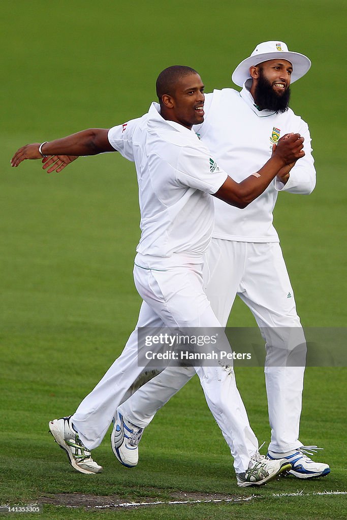 New Zealand v South Africa - 2nd Test: Day 1