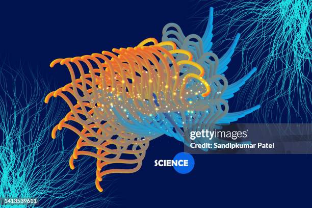 science background. can be used for online courses, master class, seminar - new perspective stock illustrations
