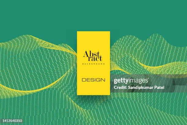 landscape vector. cyber concept. futuristic graphic. - consistent waves stock illustrations