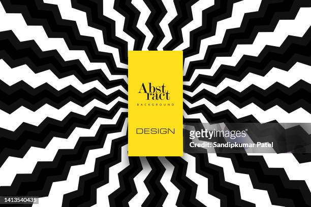 abstract geometric vector pattern - zigzag stock illustrations