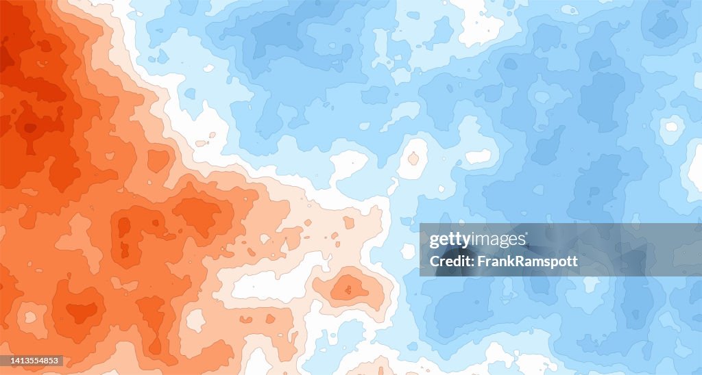 Cold Heat Pattern Generic Heat Cold Temperature Map 103 High-Res Vector Graphic - Getty ...
