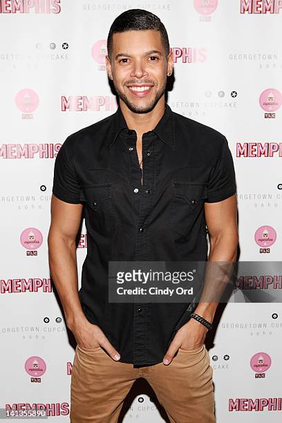 Actor Wilson Cruz attends the "Memphis" celebration of 1000 Broadway performances at 48 Lounge on March 14, 2012 in New York City.