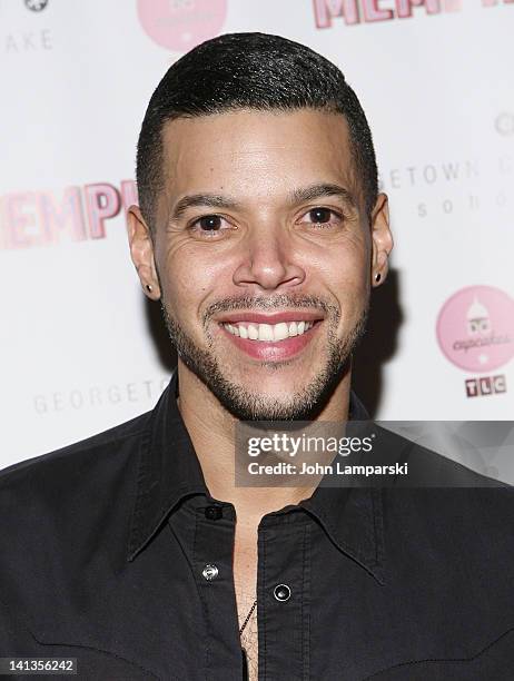 Wilson Cruz attends the "Memphis" celebration of 1000 Broadway performances at 48 Lounge on March 14, 2012 in New York City.