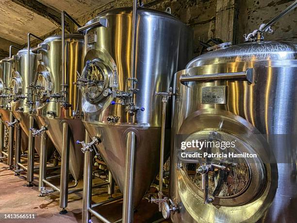 brewery vats - fermenting tank stock pictures, royalty-free photos & images