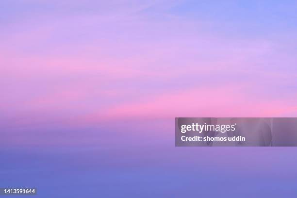 sky at sunset - sky only stock pictures, royalty-free photos & images