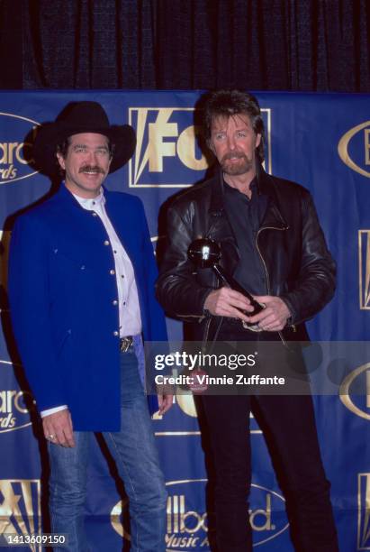 Kix Brooks and Ronnie Dunn at the 7th Annual Billboard Music Awards at The Aladdin Hotel in Las Vegas, Nevada, United States, 4th December 1996.