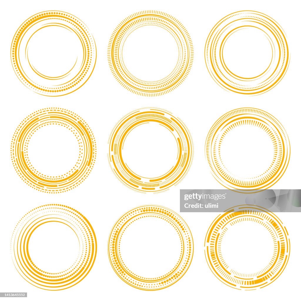 Design Incircle Circle Design Elements High-Res Vector Graphic - Getty Images