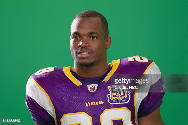 Pictured: Adrian Peterson -- Photo by: Paul Drinkwater/NBC/NBCU Photo Bank
