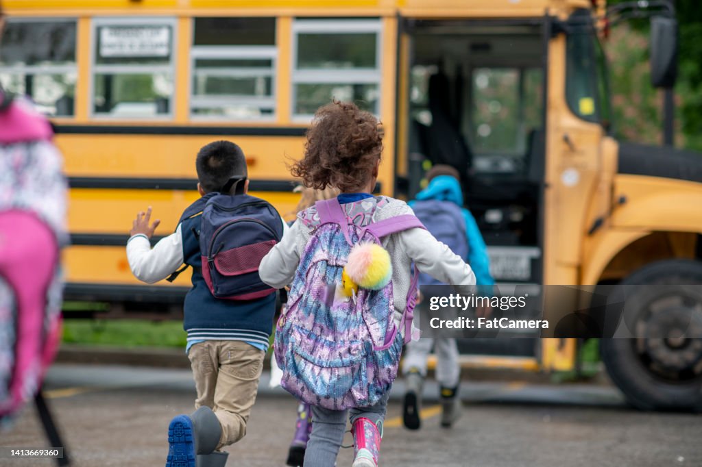 Boarding the School Bus