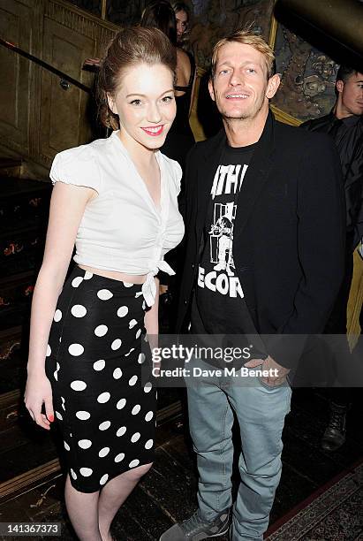 Leo Gregory attends a private screening of Dexter Fletcher's directorial debut 'Wild Bill' hosted by chef Jamie Oliver at The Box Soho on March 14,...