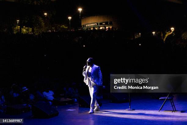 Recording artist Charlie Wilson performs at The Aretha Franklin Amphitheatre on July 23, 2022 in Detroit, Michigan.