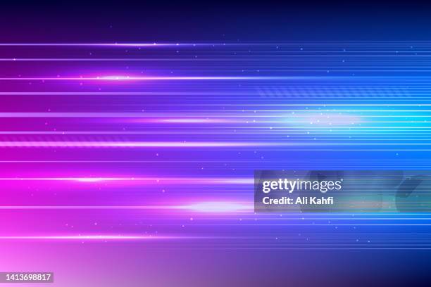 illustrazioni stock, clip art, cartoni animati e icone di tendenza di sfondo astratto colorato della velocità della luce - speed background