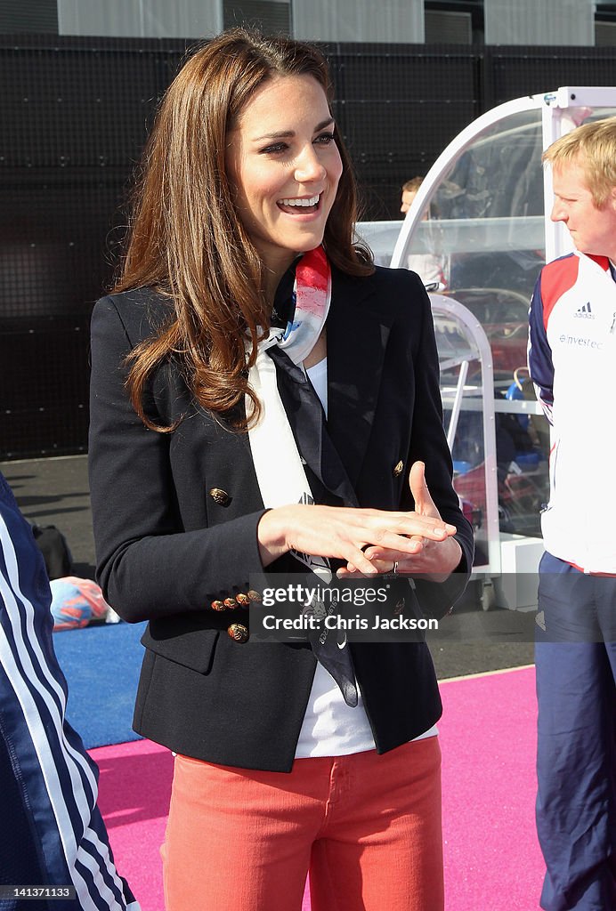 The Duchess of Cambridge Visits The Olympic Park