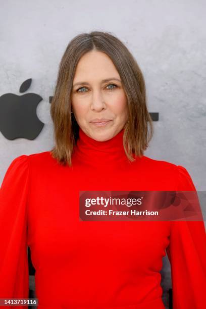 Vera Farmiga attends the Apple TV+ limited series "Five Days At Memorial" red carpet event at Directors Guild Of America on August 08, 2022 in Los...