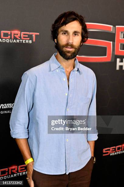 Director/writer Ariel Schulman attends the Secret Headquarters premiere at Signature Theater on August 08, 2022 in New York City.