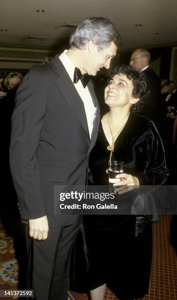 Alan Alda and wife Arlene Weiss attend First Annual Guild Hall Awards on september 23, 1986 at the St. Regis Hotel in New York City.