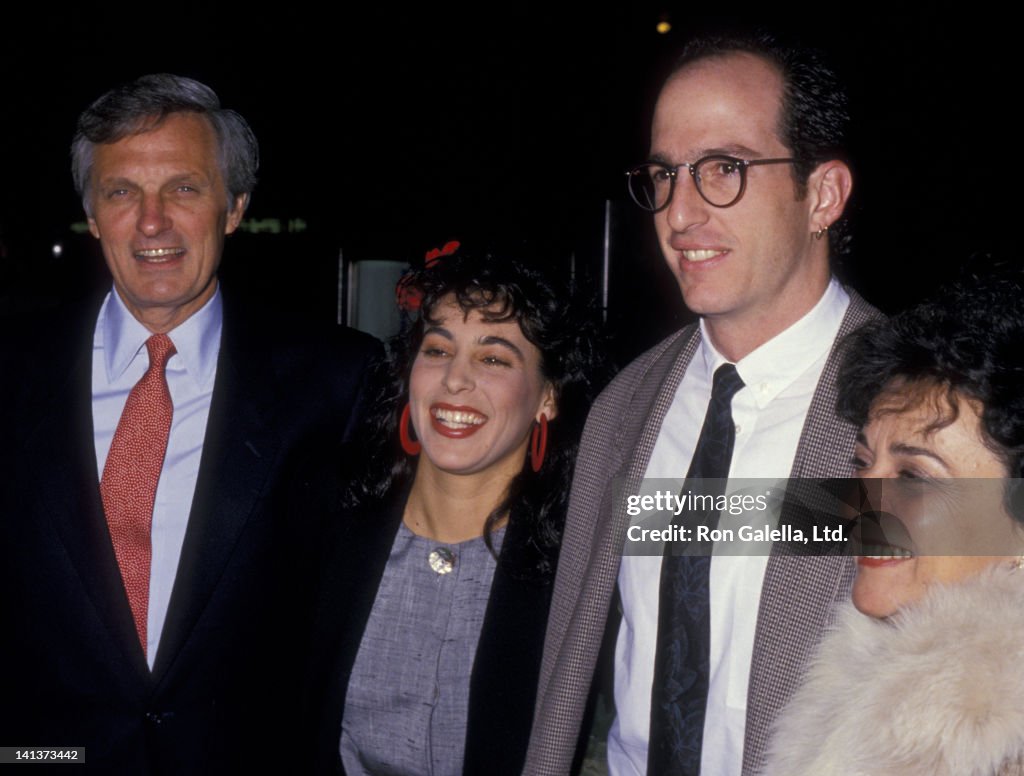 Alan Alda, daughter Eve Alda and wife Arlene Weiss attend the... News