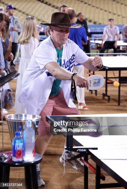 Will Ferrell attends FIJI Water and JUSTIN Vineyards and Winery at Ping Pong 4 Purpose at Dodger Stadium on August 08, 2022 in Los Angeles,...