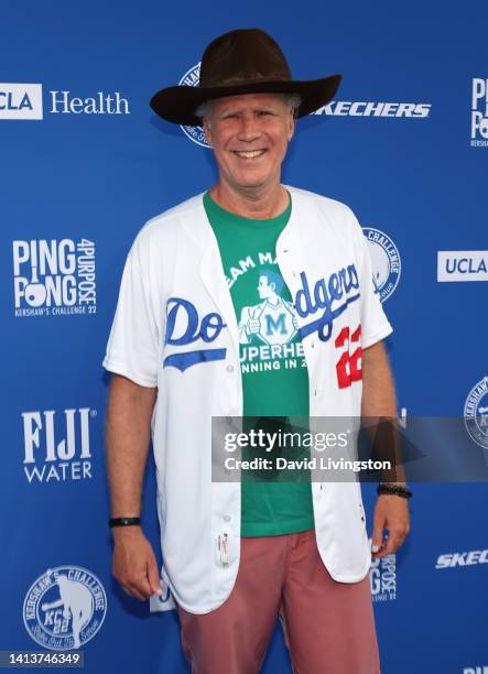 Will Ferrell attends Clayton Kershaw's 8th Annual Ping Pong 4 Purpose at Dodger Stadium on August 08, 2022 in Los Angeles, California.