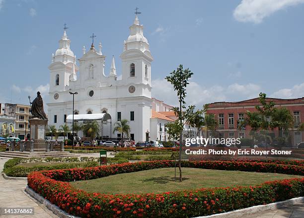 metropolitan cathedral - belém brazilië stockfoto's en -beelden