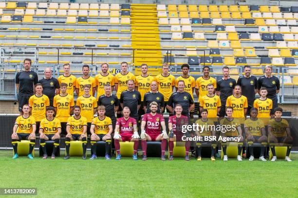 August 02: Team photo Roda JC. Back row : Michel Somers , Fred Thomassen , Xander Lambrix, Guus Joopen, Niek Vossebelt, Florian Mayer, Nils Roseler,...