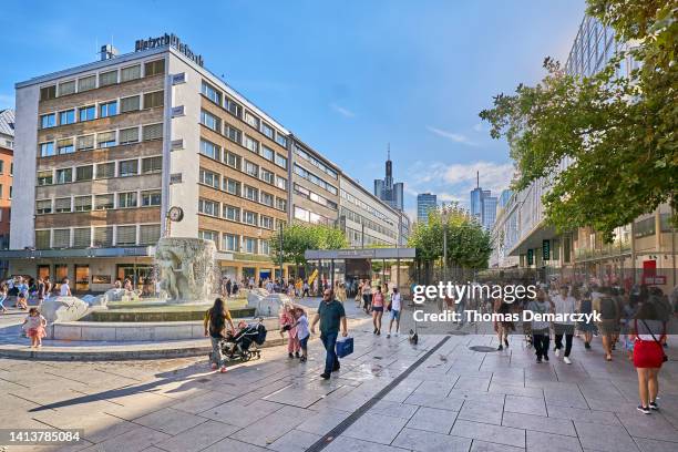 frankfurt - pedestrian zone 個照片及圖片檔
