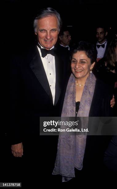 Alan Alda and Arlene Weiss attend 48th Annual Tony Awards on June 12, 1994 at the Gershwin Theater in New York City.