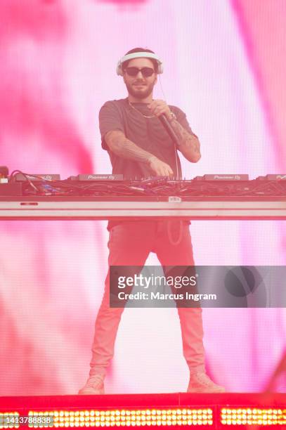 Alesso performs on stage during Bad Bunny World's Hottest Tour at Truist Park on August 08, 2022 in Atlanta, Georgia.