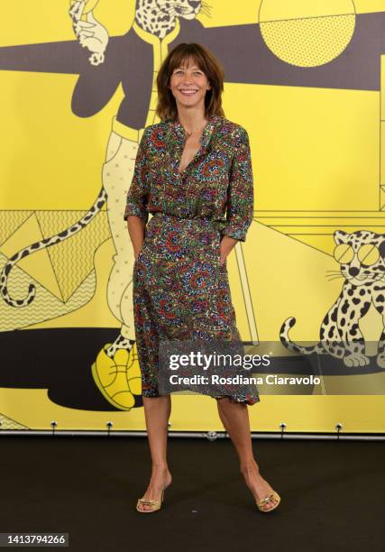 Sophie Marceau attends the "Une femme de notre temps " photocall during the 75th Locarno Film Festival on August 9, 2022 in Locarno, Switzerland.