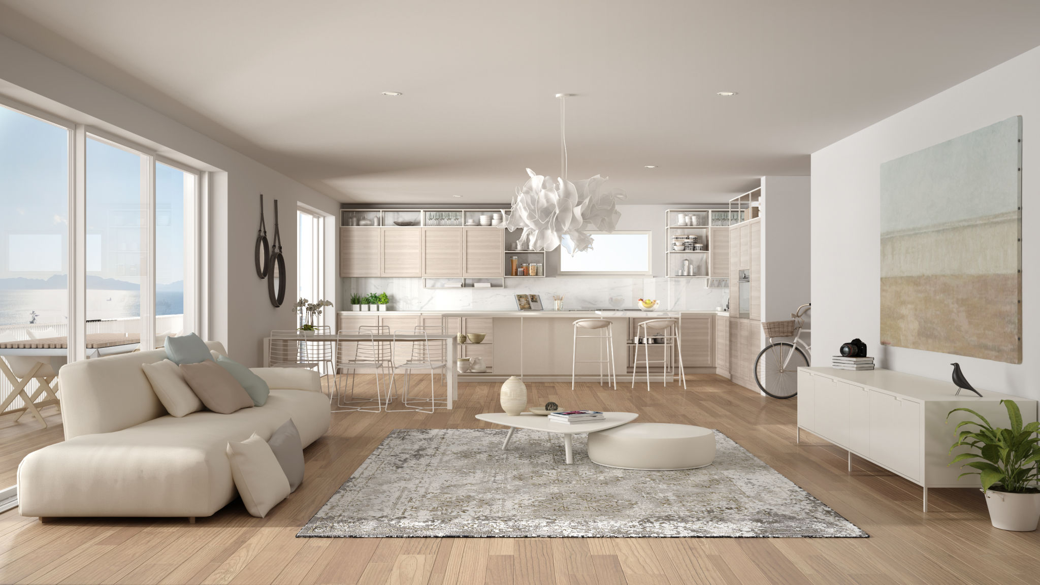 open concept living