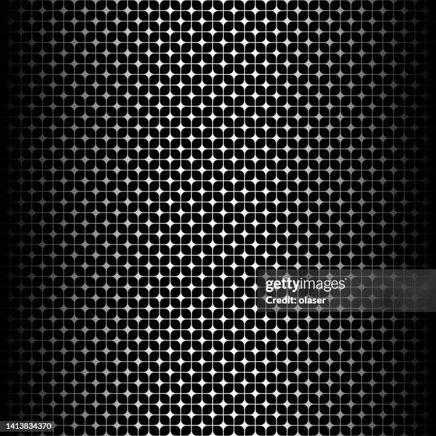 Vector Leaf Using Grid Solid Leaf Shapes In Grid With Gaps Pattern High-Res Vector Graphic ...