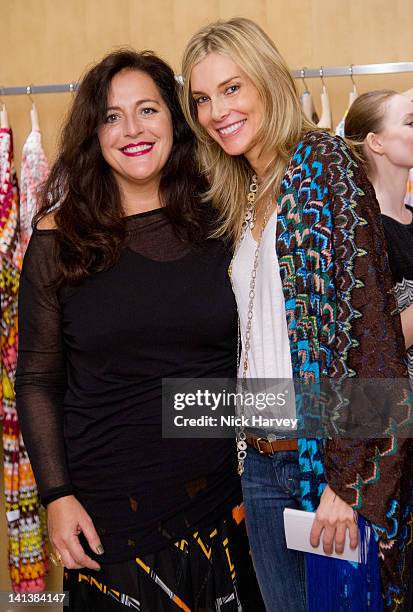 Angela Missoni and Kim Hersov host lunch at Missoni on March 15, 2012 in London, England.