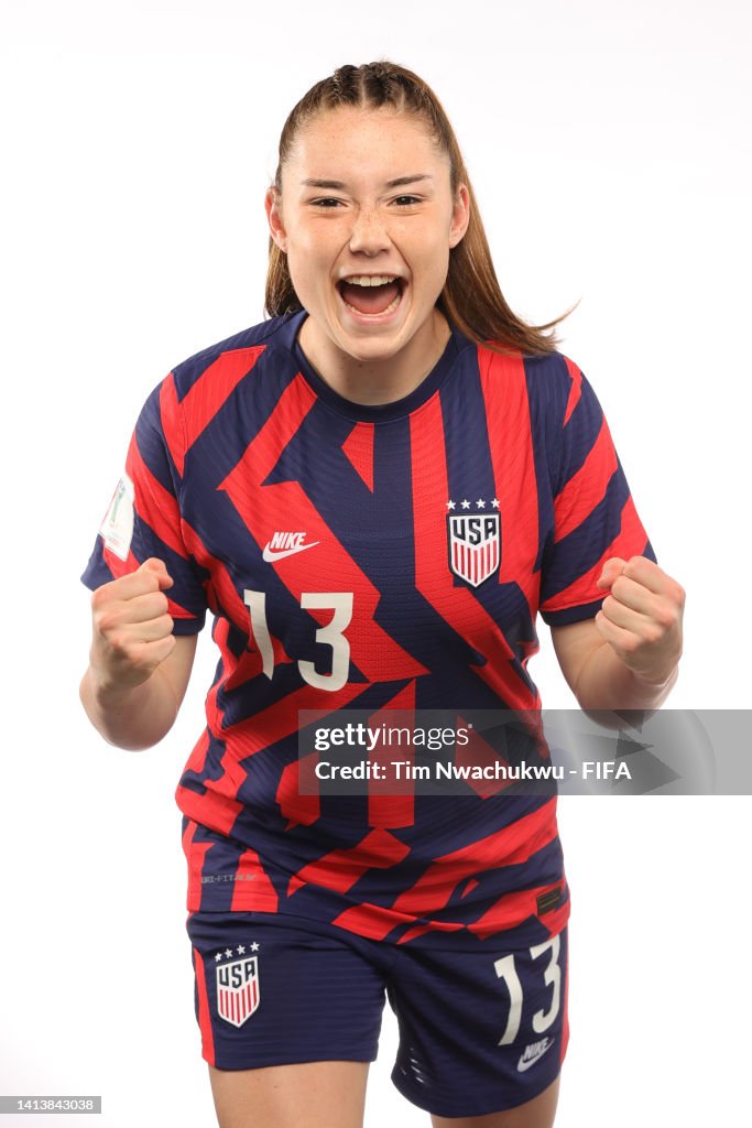 FIFA U-20 Women's World Cup 2022  -  USA Portraits