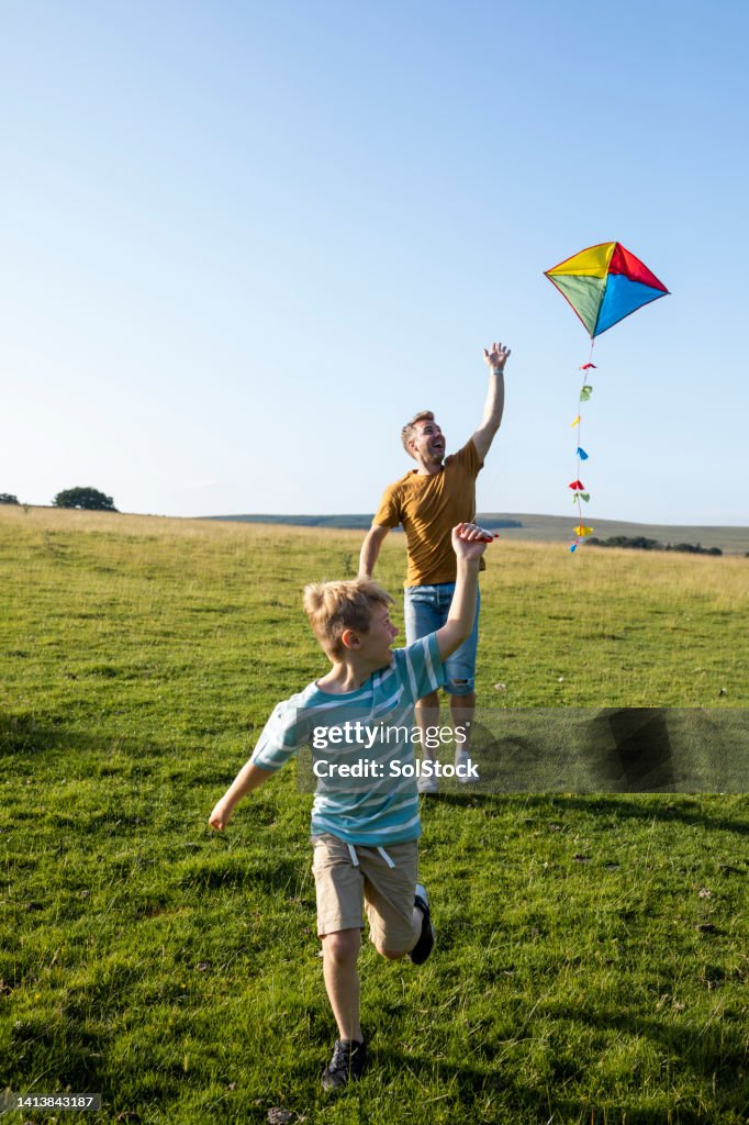 Kite Flying with Dad