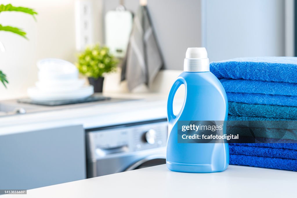 Fabric softener or liquid detergent bottle