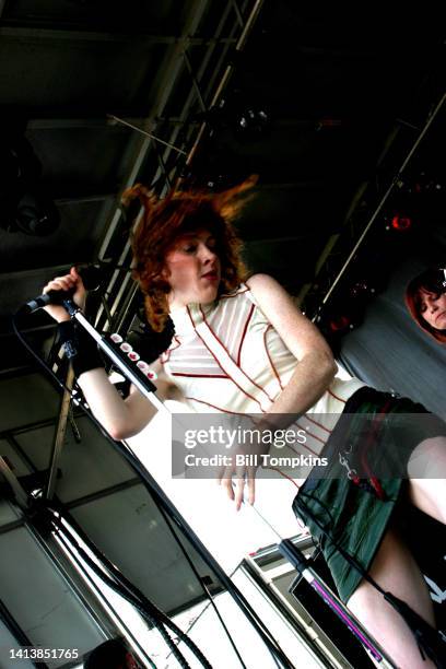 July 31: Auf Der Maur performing at the Curiousa Festival on Randal's Island, July 31, 2004 in New York City.