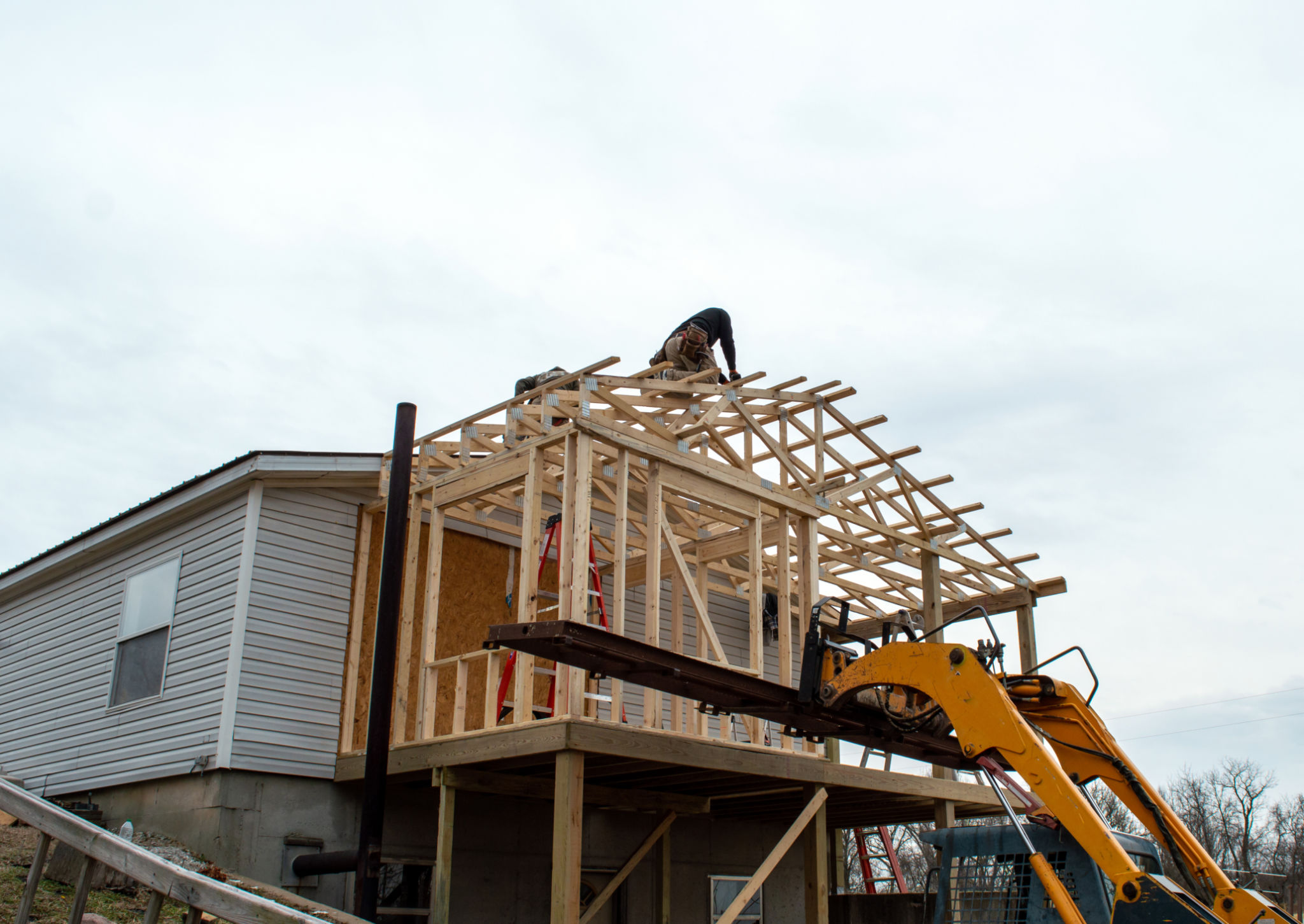 modern timber extension