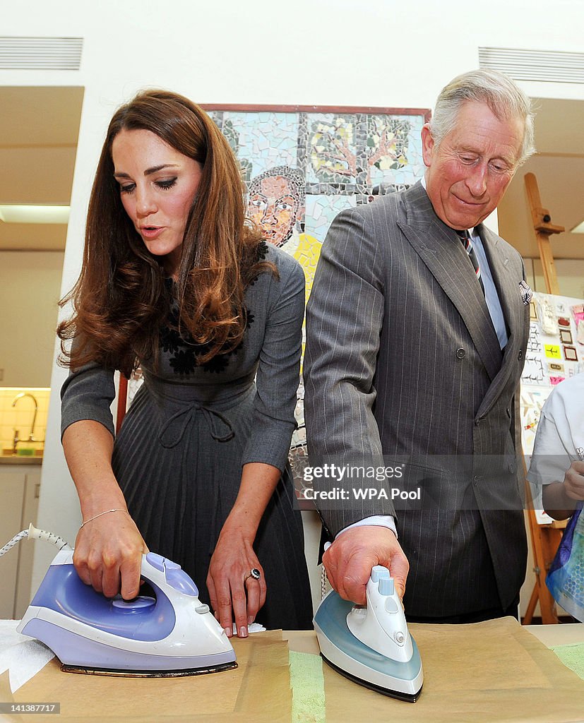 The Prince Of Wales Introduces The Duchess Of Cambridge To The Prince's Trust At Dulwich Picture Gallery