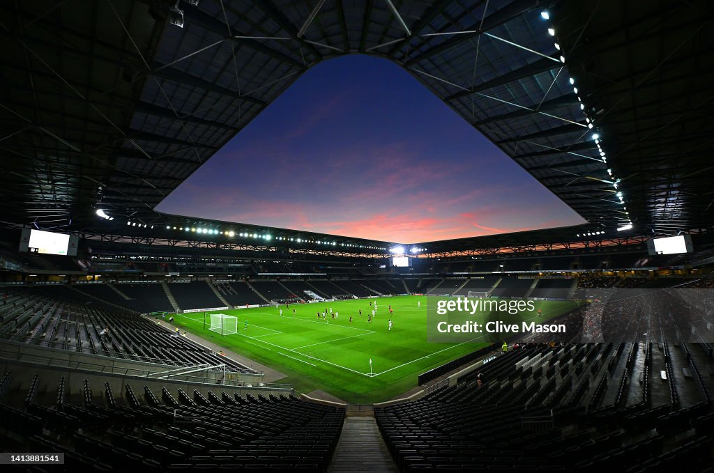 Milton Keynes Dons v Sutton United - Carabao Cup First Round