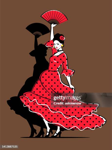 flamenco - flamenco rosa stock illustrations