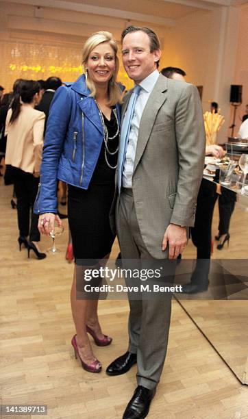 Nadja Swarovski and Rupert Adams attend the Swarovski Whitechapel Gallery Art Plus Opera fundraising gala in support of the gallery's education fund...