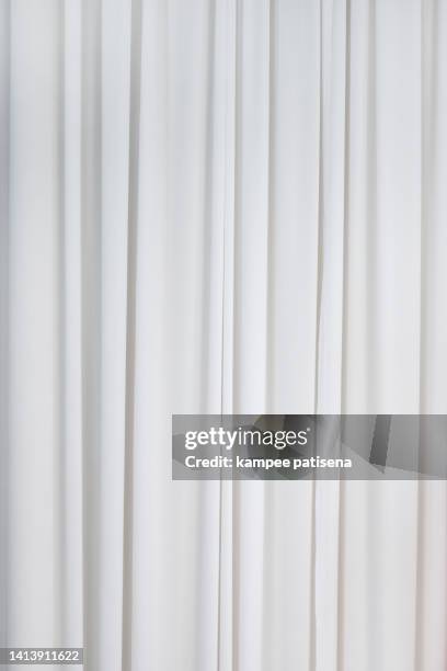 white curtains background - draped material stock pictures, royalty-free photos & images